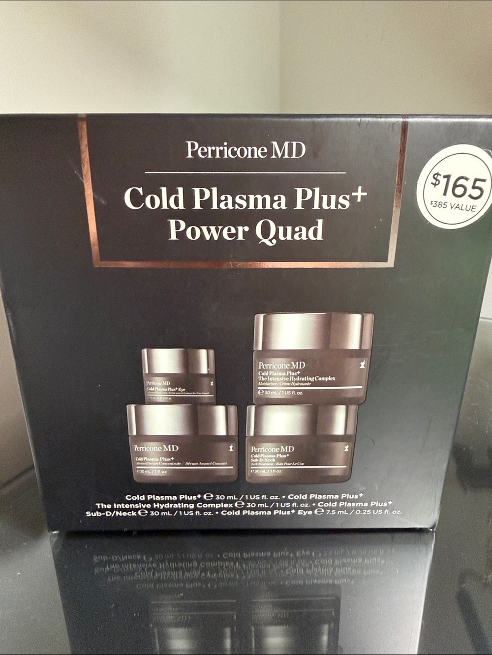 Perricone MD Cold Plasma Plus+ Power Quad - Brown and Gold Packaging